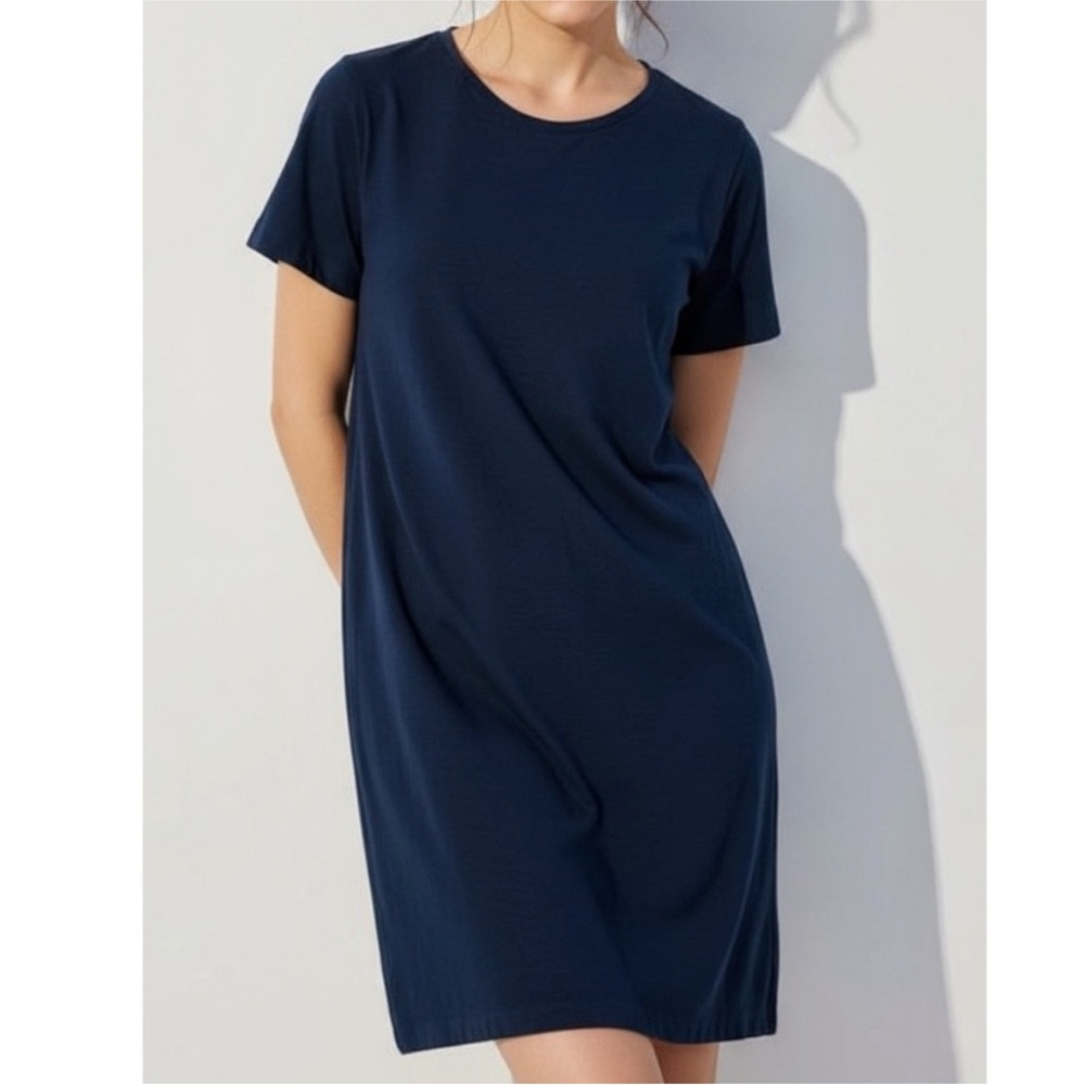 JENNI KAYNE Palmer T-Shirt Dress, Navy, S